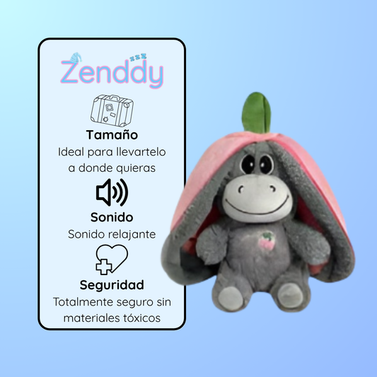 Peluche de Burro/Fresa Relajante