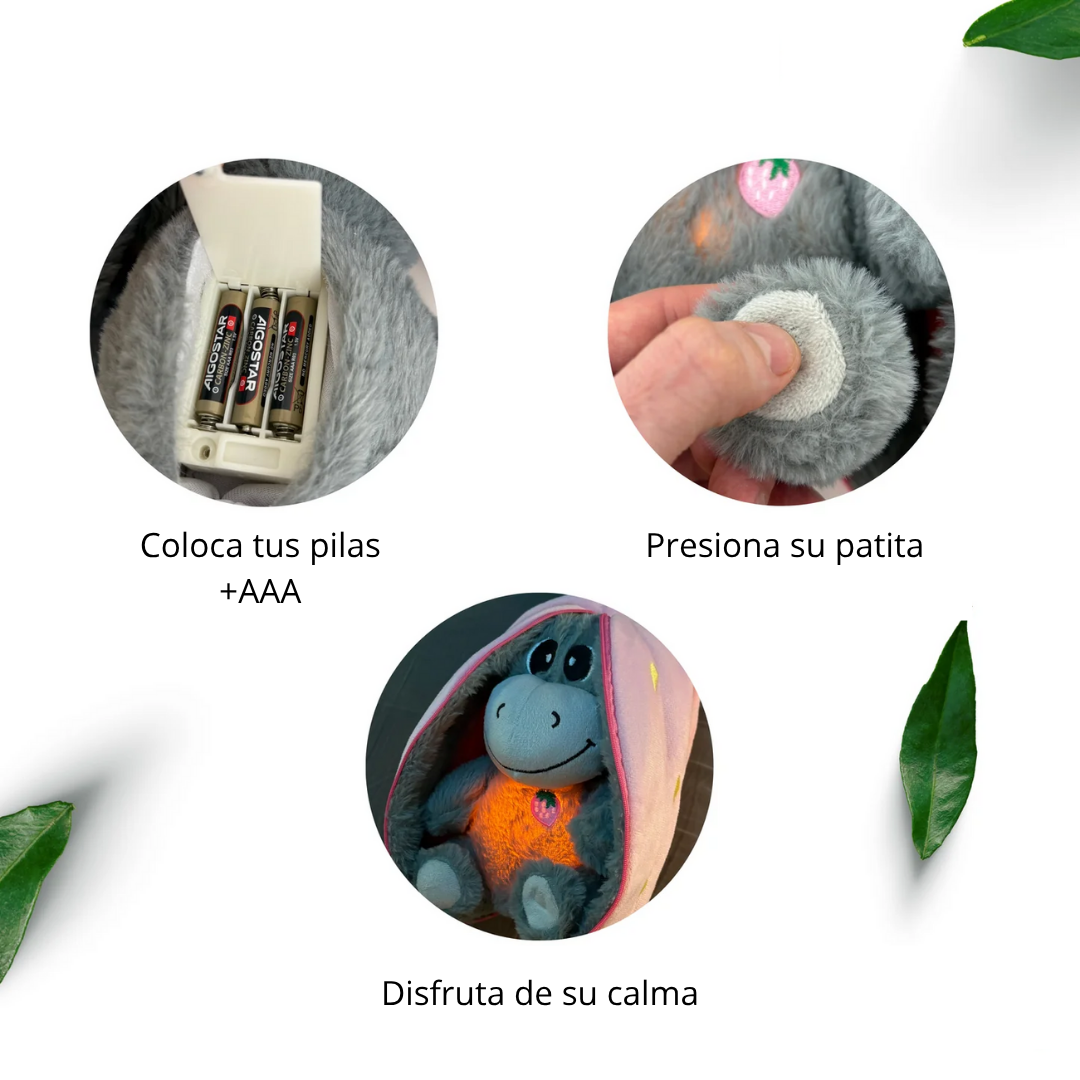 Peluche de Burro/Fresa Relajante