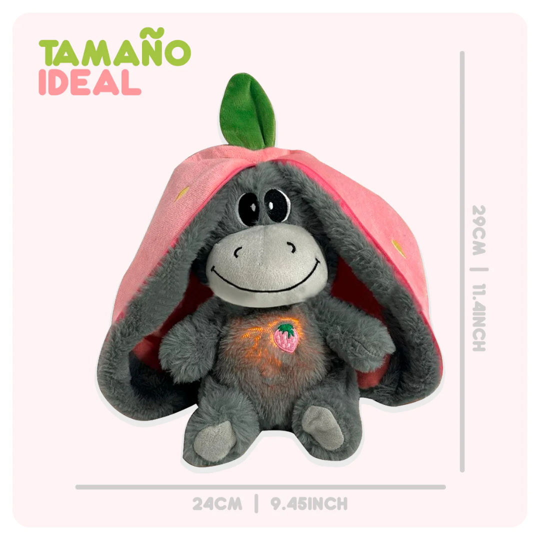 Peluche de Burro/Fresa Relajante